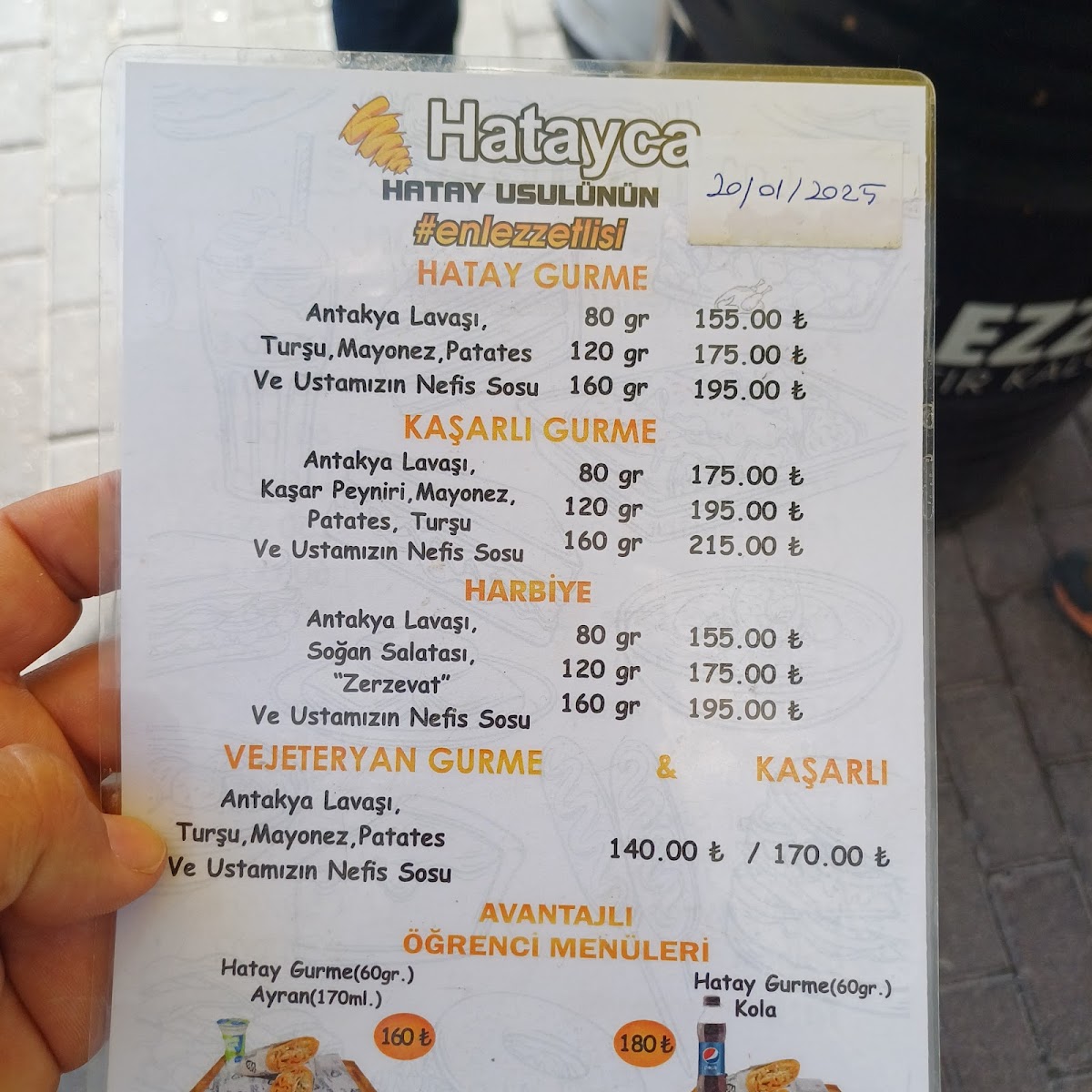 Menu - Hatayca photo 1