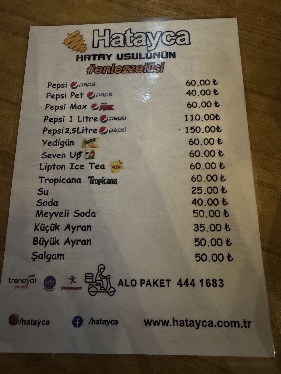 Menu - Hatayca photo 4