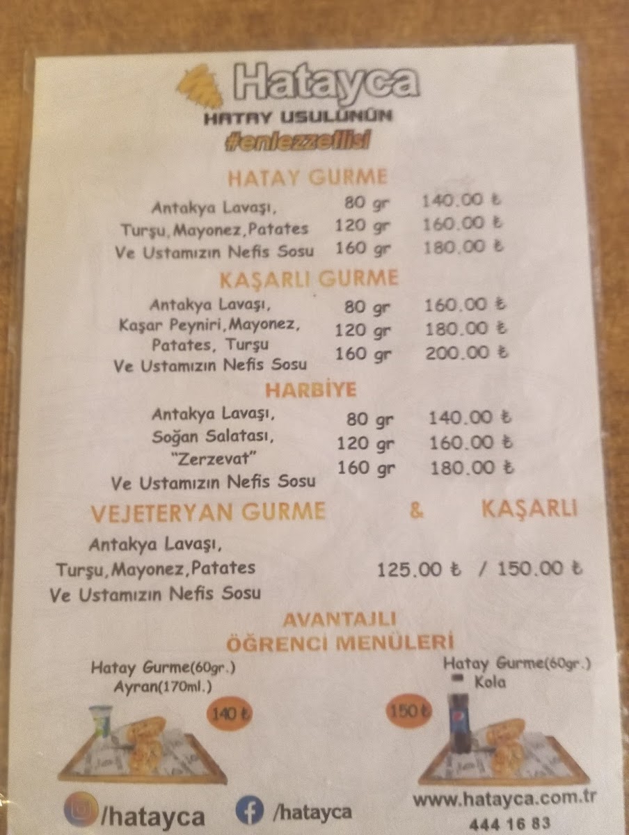 Menu - Hatayca photo 8